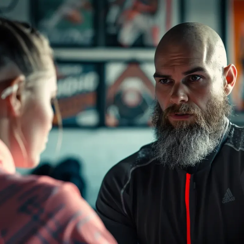 mental performance coach in session with athlete